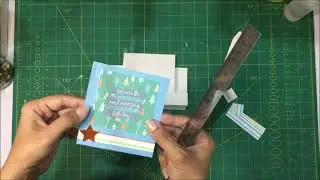 How to make Center Stepper Card | Easy Stepper Card | Beginner Friendly Cardmaking