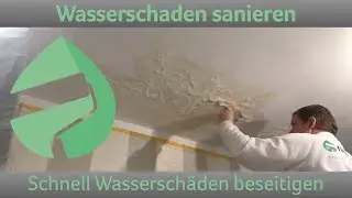 Wasserschaden sanieren / schnell Wasserschäden beseitigen #wasserschaden #maler #baustelle