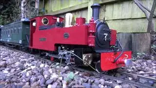 Jack Rumsey Central Garden Railway Roundhouse Russell Live Steam Locomotive's First Run