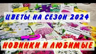 ЦВЕТЫ//СЕМЕНА НА СЕЗОН 2024//НОВИНКИ И ЛЮБИМЫЕ