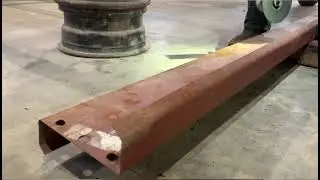 Reinforcing The Trailer Frame On My Airstream, 95% Done After Almost A Month Of Work