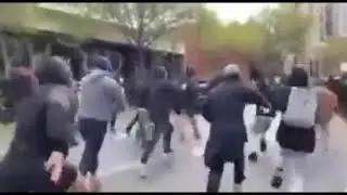 Melbourne Protesters Attack Police Cars