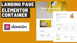 MEMBUAT DESAIN LANDING PAGE DENGAN CONTAINER ELEMENTOR