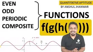 Even, Odd, Periodic and Composite Functions | Algebra | Quantitative Aptitude Series