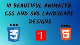 10 Beautiful Animated CSS and SVG Landscape Designs