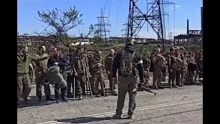 МО РФ опубликовало новые кадры сдачи в плен украинских боевиков с территории «Азовстали»