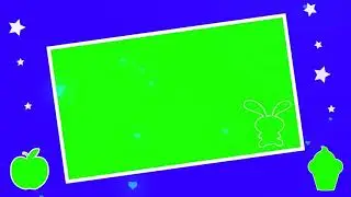 New style Green screen editing  | Heart particles layer