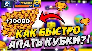 Как Быстро Апать КУБКИ в Brawl Stars! НОВЫЙ РАБОЧИЙ СПОСОБ