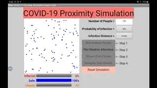 MIT App Inventor - COVID 19 Crowd Proximity Simulation