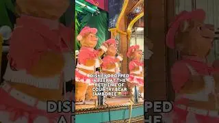 SNEAK PEEK at Country Bear Retheme 🎀 #disney #disneyworld #countrybears