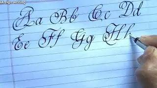 Chopin Cryptographic fonts A to Z  | Fancy calligraphy fonts atoz | RUA sign writing