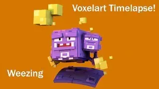 Weezing - Voxelart Timelapse!