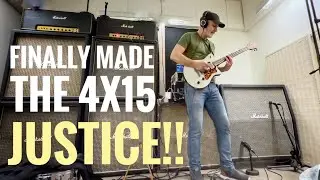 The HUGE Marshall 4X15 is the Worlds Greatest Cab! FINALLY MADE IT JUSTICE!