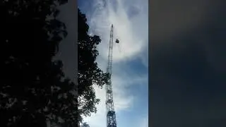 прыжок из люльки башенного крана