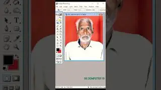 How to Photosop in passport size photo #phoshop #shorts