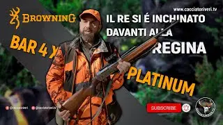 Browning Bar 4X… Pura adrenalina.. King bows to QUEEN. Wild Boar hunting with dog.