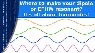 Ham Radio - Where to make your dipole or EFHW resonant. Its all about harmonics!
