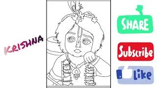 KRISHNA | DIGITAL ARTWORK | ICONIC BLOGGER