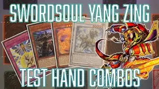 YUGIOH Swordsoul Yang Zing Test Hand Combos JUNE 2023