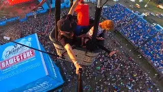 Воздушные шары на Нашествие 2018 #НБВШ