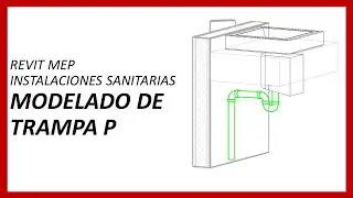 ✔😎COLOCACION DE TRAMPA P  - ( INSTALACIONES SANITARIAS REVIT MEP )-