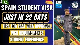 Spain Student Visa in Just 22 Days | Student Interview #internationalstudents #mahivlogs #studentvis