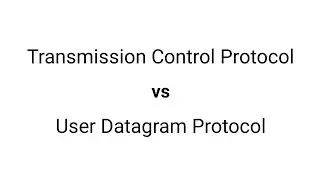 TCP vs UDP