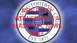 Wednesday 7th November Starts Reading FC News Brief