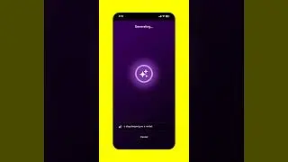 Create AI Generated Snaps #snapchat