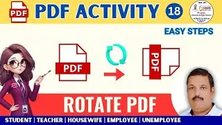 HOW TO RoTATE PDF FILE PAGES | PDF USE FOR FREE