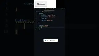 Create Notification Count Button using HTML & CSS | 