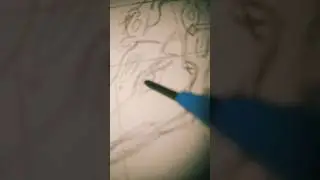 panch mukhi Hanuman drawing in process #art #drawing #outline #shorts