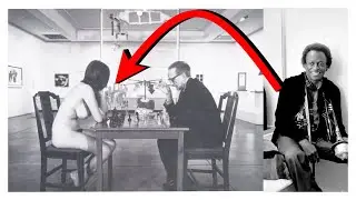 48 INCREDIBLY RARE HISTORICAL PHOTOS 📷5: Eve Babitz and Marcel Duchamp play chess