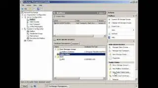 How to Create Public Folder Database in Exchange 2007