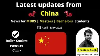 Latest Update China | Indian students to return on conditional basis -