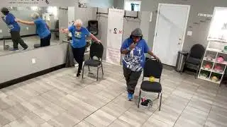 Stop! Seniors, here's a simple Abs and Balance session.