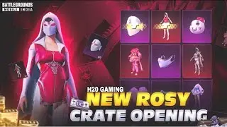 New Rosy Crate Opening | BGMI New Rosy Crate Openint | @H20 GAMING