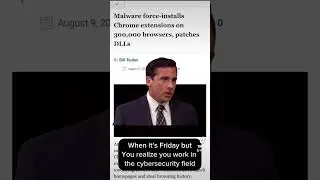 It’s never Friday for cybersecurity professionals #cybersecurity #lufsec #news #techjobs