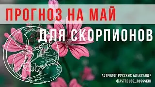 Астрологический прогноз на май для Скорпионов / Гороскоп на май Скорпион