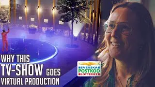 Virtual Production TVshow Behind the scenes Interview | Postkodlotteriet Grannyra | Unreal Engine
