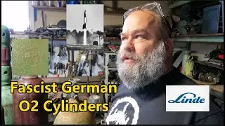Fascist German WWII Window Pane O2 Cylinder