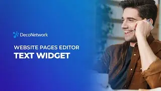 Website Pages Editor - The Text Widget