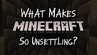 What makes Alpha Minecraft so unsettling?