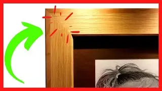 Cómo HACER un MARCO de MADERA para CUADRO. UNIÓN EN MADERA A 45 grados