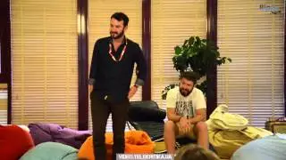 Yaroslav Lodygin and Danil Khomutovsky at a meeting with connoisseurs of radio 