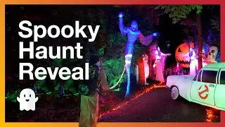 Spookiest Yet!  2024 Halloween 👻 Yard Haunt Walkthrough - Night and Day Tour.  Boddy Creek Manor