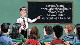 Mastering Prepositions Across, Along, Below, Under, Through, Throughout, In Front Of, and Behind