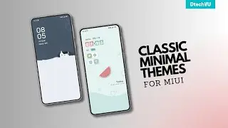 8 CLASSIC Minimal MIUI Themes You Can Try | Best MIUI Themes for Xiaomi, Poco MIUI 13 & MIUI 14