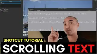 Shotcut How To Create Animated Scrolling Text | Shotcut Tutorial