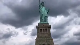 Balochistan banners above Statue of Liberty, New York